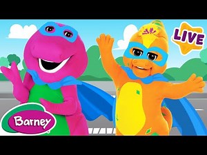 💝 Super-Dee-Duper Friendship | Playing Fair for Kids | Full Episodes Live | Barney the Dinosaur