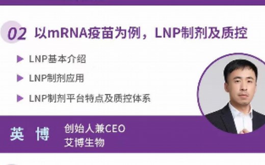 递送系统及质量控制-- 02 以mRNA疫苗为例，LNP制剂及质控（艾博生物）