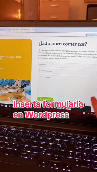 Inserta formularios en Wordpress fácilmente