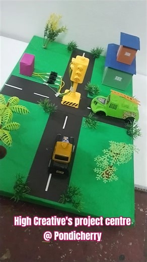 Traffic light working model #transport model #Traffic signal project #creativescienceproject #school