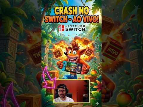 DONKEY KONG DO NINTENDO SWITCH! 🍌 Relembrando os velhos tempos ao vivo! #Shorts