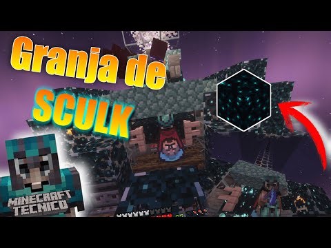 GRANJA DE SCULK!!! LA MEJOR GRANJA QUE HE HECHO!! | Minecraft 1.21.8✅