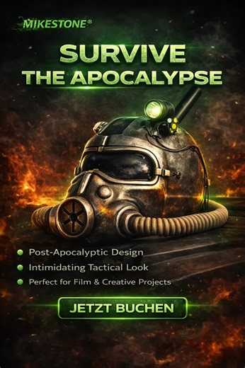 🪖🔥 Enter the apocalypse… This helmet isn’t just a prop — it’s a whole cinematic vibe. 👉 Ready for your next epic shoot? #MIKESTONE #ApocalypseStyle #FilmProps #CinematicLook #CreativeShoot 🚀