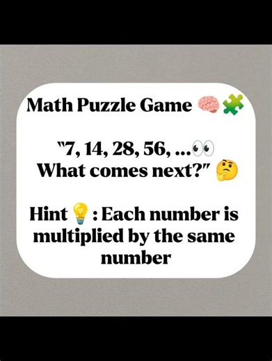 “Can you spot the pattern? 🔢👀 Don’t guess… think carefully!”