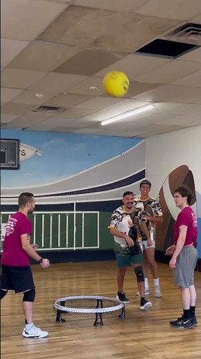 Intense Spikeball Rally with Unbelievable Saves