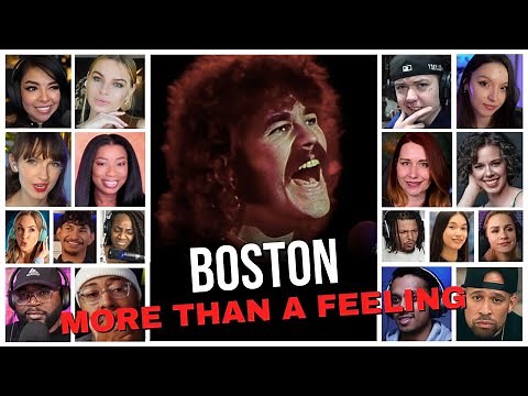 Boston - More Than A Feeling - Reaction Compilation