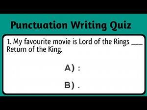 Test your punctuation | Punctuation marks quiz | English punctuation quiz by || Ladla education.