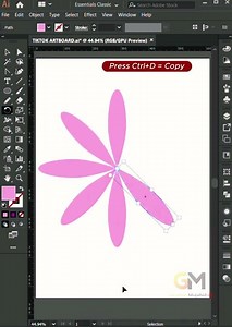 Applying Twist Effects to Make a Starfish in Adobe #tipsandtricks #designtools #graphicdesign