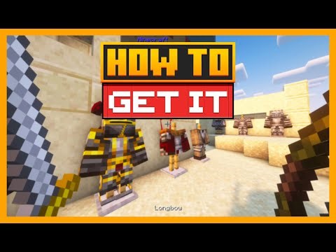 HOW TO USE light weapons and bows in MINECRAFT with Epic Knights