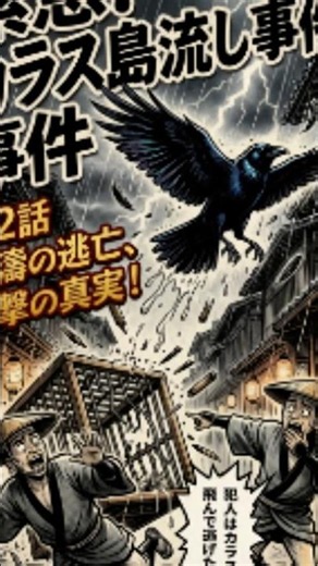 【完結】将軍マジギレ！カラスが島流しになった理由 #江戸時代 #歴史 #雑学