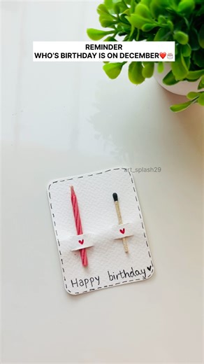 Handmade Birthday Card Tutorial | Easy & Aesthetic❤️