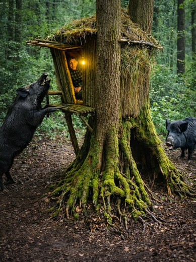 Building a Warm and Cozy House on Giant Roots . #Building #survival #shelter #shelter #House