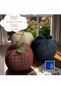 Easy DIY Apple丨stuffed Fruits丨pdf Sewing Pattern &tutorial 丨fabric Toy丨instant Digital Download - Etsy