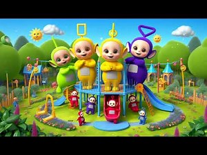 Play, Sing, and Slide with Teletubbies at the Magical Playground!"