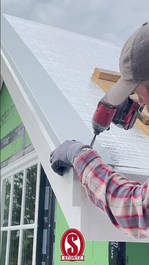 Make your own Rake Flashing for standing seam! #standingseam #standingseammetalroof #stortztools