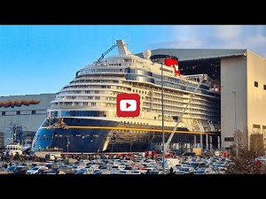 World’s Most Magical Cruise Ship: Disney Wish Float-Out at Meyer Werft