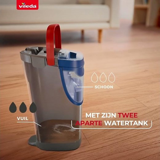 H2prO - De nieuwe vlakmop van Vileda die schoon en vuil water scheidt !