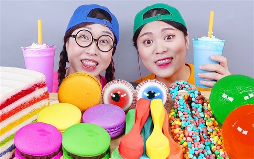 DONA美食：尽情享受色彩缤纷的美食，40种彩虹甜点，照亮你的一天