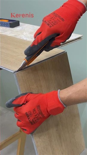 How to Cut SPC Flooring Like a Pro ! 🛠️ #shorts #diy #flooring #hack #spc