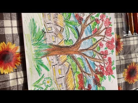 Spring season drawing ✍️