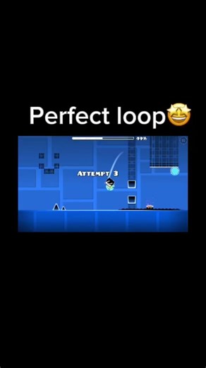 Perfect loop🤩 #geometrydash #fun #trend