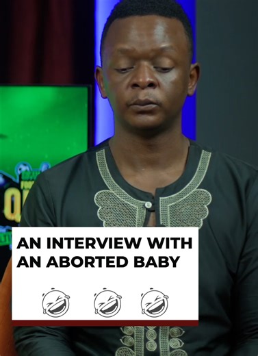 An Interview with an Aborted Baby - A Comedic Take