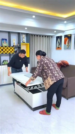 Folding sofa bed with dining table #viral