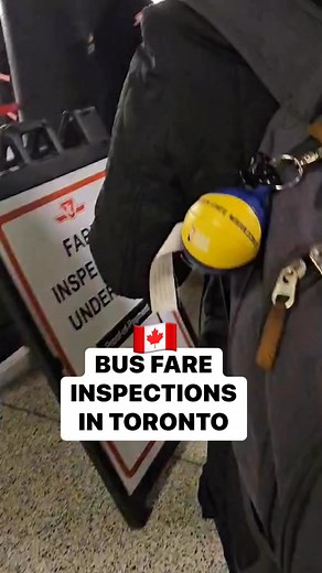 Bus fare inspection in Toronto #ttc #toronto #canada #ohcanada #foryouシ #highlights #lifeintoronto #torontolife #canadalife #canadian | Joyce Manzanero Tv