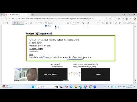 Advanced Python CH6 Quiz and Project Day 11