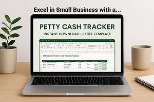 Petty Cash Tracker and Reconciliation Excel Template - Etsy UK