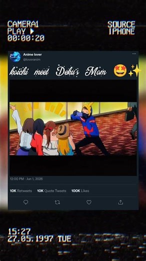 koichi meet Deku's Mom 🤩✨|my hero academia vigilantes #shorts #mha #anime #edit