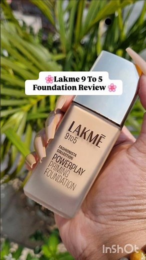 Lakme 9 To 5 Foundation Review🌸 #makeup #review #shorts #foundation