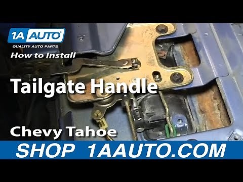 How to Replace Tailgate Handle 95-99 Chevy Tahoe