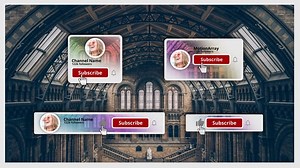 YouTube Subscribe Template Pack