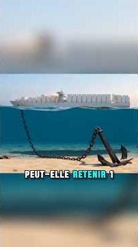 Comment une Ancre peut-elle retenir un navire géant ? #science #musique #education #savoir