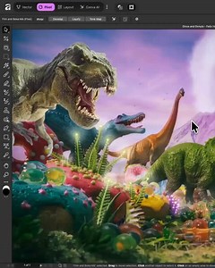 With the new Tone Brush Tool, your brush nozzle is sampled from underlying layers, letting you paint onto a layer dynamically with color contribution from everything underneath it. It’s a unique blending feature for anyone who uses brush-based workflows 🖌️🎨