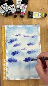 Quick Watercolour tutorial for beginners #Watercolour #WatercolourBeginners ￼