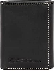 ID Stronghold RFID Blocking Trifold Wallet for Men - Rugged Genuine Leather