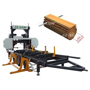 [Hot Item] Forestry Machinery Portable Sawmill Diesel Wood Band Saw Machine for Sale