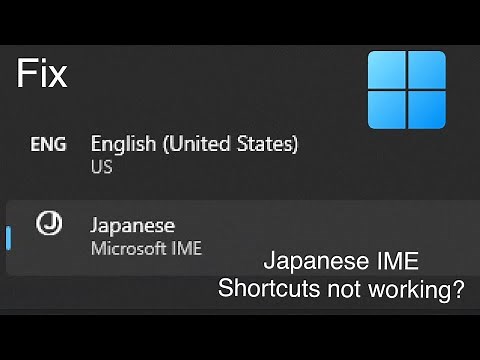 How to fix Japanese Keyboard shortcut not working (Windows 10 or Windows 11)