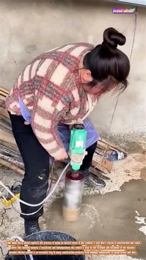The Art of Mixing Cement with an Electric Mixer