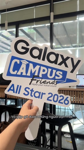 Try your best cả nhà mình ơi. Không khí buổi phỏng vấn khá là thoải mái ạ. #GalaxyCampusFriendsVN #GalaxyCampusFriendsAllStar #MakeYourVoiceCount #GalaxyAI