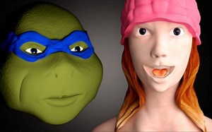 【C4D】C4D模型雕刻基础入门培训教程(中英双字)