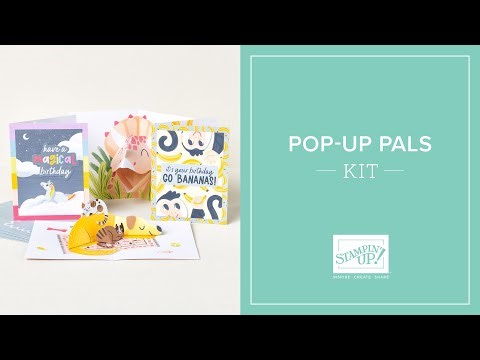 Pop-Up Pals Kit Tutorial | Make 3D Handmade Cards with Kids with Stampin' Up!