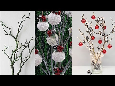 What to do with tree branches? 10 Diy Christmas Tree from Branches