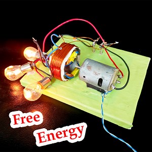 Turn the Motor to Make a Mini Generator at Home | Free Electricity | Rana Craft