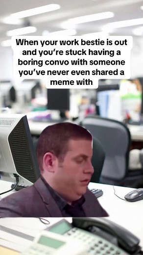 Work Bestie Absence: Navigating Boring Conversations