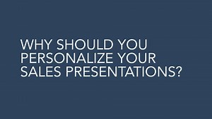 Delivering Personalized Sales Presentations
