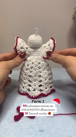 🎀Realizziamo insieme un ANGIOLETTO all’uncinetto🎀 Tutorial crochet 🧶