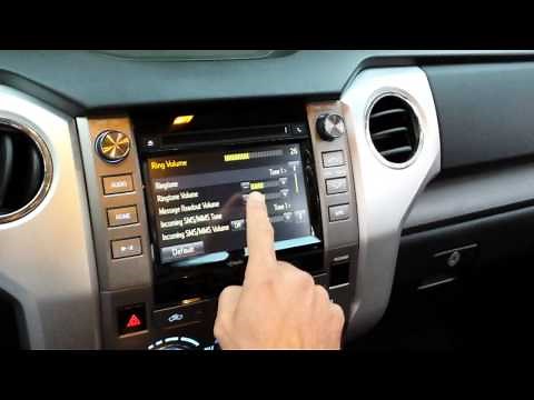 Toyota Phone/Message Settings